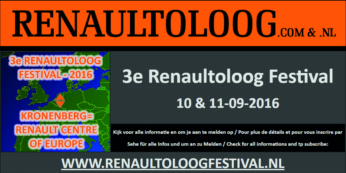 3e Renaultoloog Festival