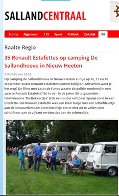 estafettes in het nieuws