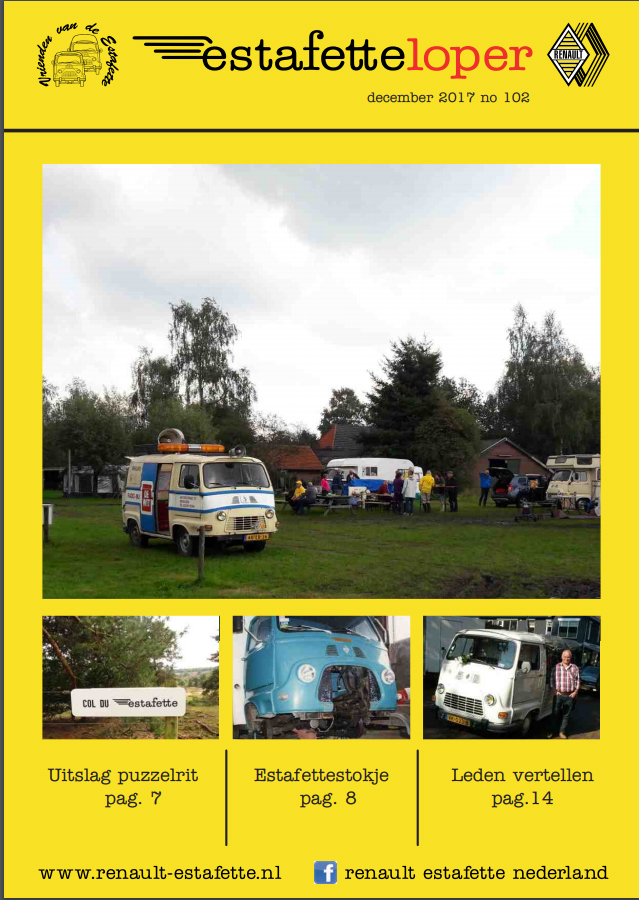 De laatste Estafette Loper is vanaf online beschikbaar