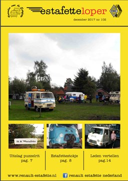 Renault Estafette Clubblad 2017